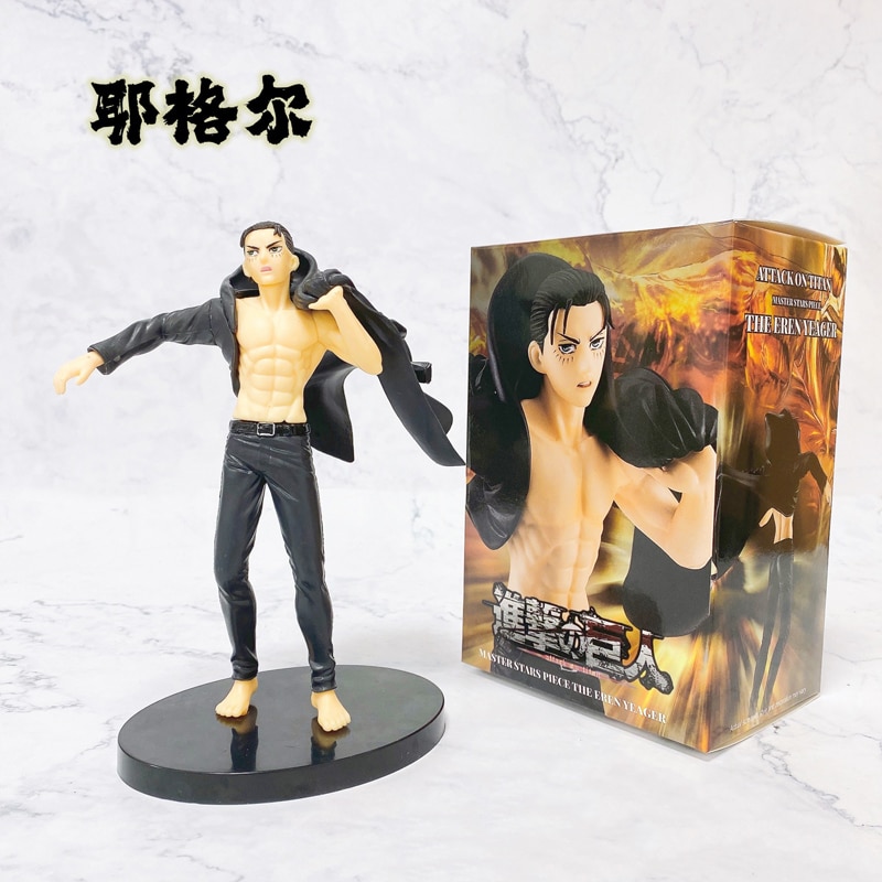 Figuras Ataque Dos Titãs Lote 05 Personagens Wave 1 Com Eren